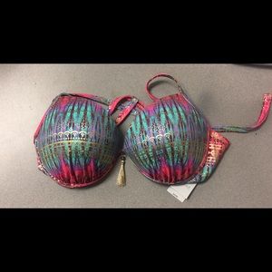 Brand new bra sized bikini top 36DD